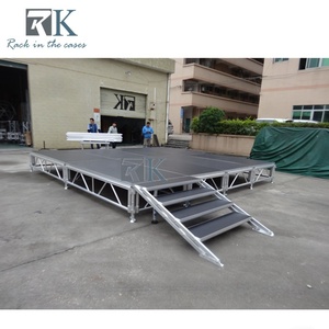 1m Height Adjustable Aluminum <b>Frame</b> Stage Events Quick Install Stage - Product Image 2