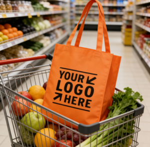 250 pièces/paquet, 13,8x9,8x3,9 pouces, sac de shopping promotionnel durable réutilisable en tissu non tissé laminé, grande taille, poignées épaisses - Product Image 6