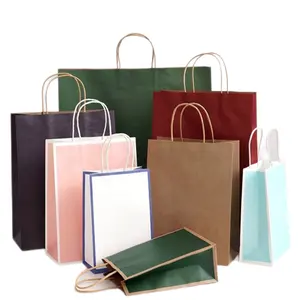 Indústria preço competitivo papel embalagem sacos preço moderna qualidade baixo preço atacado lavável papel kraft sacos com logotipo