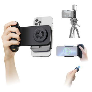 Điện Thoại Di Động Nhiếp Ảnh Trợ Lý Cầm Tay Máy Ảnh Cho <span class=keywords><strong>Bluetooth</strong></span> Điều Khiển Từ Xa Selfie Công Cụ 15W Không Dây Nhanh Chóng Sạc Có Thể Gập Lại - Product Image 1