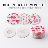 40 Patchs Adhésifs Sans Colle au Centre, Couvre-Sensor en Tissu Élastique pour Moniteur de Glucose Continu, Compatible avec Freestyle Libre 2 & 3