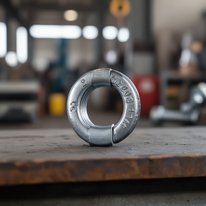 Perno de ojo galvanizado DIN 582 C15e de acero con certificación CE para elevación y anclaje - Product Image 3