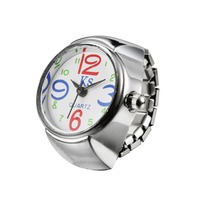 Reloj de Dedo Unisex KS LXRW-141 de AliExpress, Diseño Simple, Correa de Aleación, Movimiento de Cuarzo, Plateado