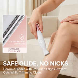 Kit d'épilation électrique 8-en-1 étanche pour femmes et hommes, IPX7, utilisation humide/sèche, pour le corps, le visage, le maillot et le nez, rechargeable - Product Image 5