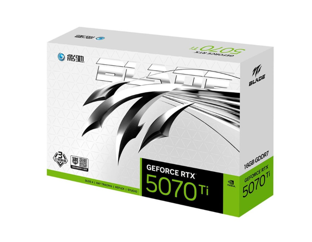 Limited-time Premium Service Shadow Chi GeForce RTX 5070 Ti Holy Blade High-end Graphics Card - Man's Toy