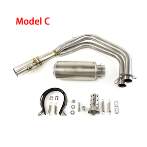 Para <span class=keywords><strong>Kawasaki</strong></span> <span class=keywords><strong>Vulcan</strong></span> <span class=keywords><strong>S</strong></span> 650 EN650 VN650 2015-2025 Tubo de enlace de escape Silenciador Consejos Sistema de deslizamiento - Product Image 5