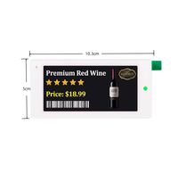Etiqueta de Precio Electrónica de Papel Electrónico de 3.5 Pulgadas y Cuatro Colores, Fabricada por LEEKA, Compatible con RoHS, Resistente al Agua IP65, Etiqueta Digital para Tiendas