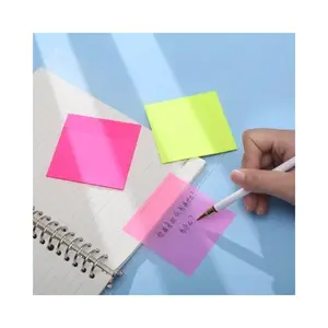 Werbe transparente Sticky Note klare Haft notiz wasserdichte Haft notiz