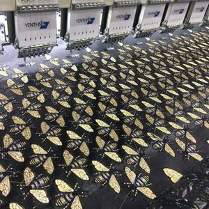 Mesin Bordir Datar Kecepatan Tinggi Yonthin 9 Jarum 22 Kepala Mesin Bordir Komputerisasi Kecil untuk Dijual - Product Image 2