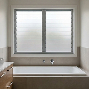 Caniveau vertical OUNA en aluminium avec lames à persiennes, drainage rapide de l'eau de pluie, empêche les traces et les taches d'eau - Product Image 1