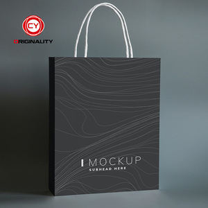 Impresión portátil Embalaje de joyas Bolsa de papel de regalo pequeña Bolsa de compras <span class=keywords><strong>Baobang</strong></span> - Product Image 2