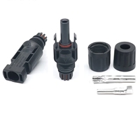 1000V 4mm Y-Typ Fünfwege-Solarpanel-Kabelverbinder 3:1 Parallel-Verteilerstecker Verzinnte Kupferkontakte Männlich/Weiblich PC