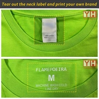 T-shirts imprimés en 3D, 7 couleurs, 70% coton biologique, respirants, résistants au rétrécissement, de qualité supérieure, personnalisables, pour hommes et femmes, t-shirt décontracté