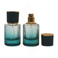 Atomiseur rechargeable à rayures verticales dégradées, très vendu, flacon de parfum 30ML 50ML