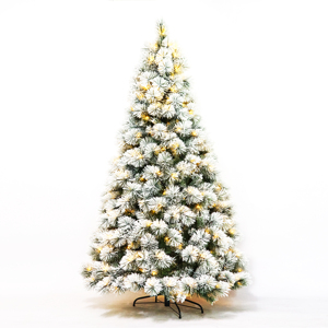 Nouvel Arbre <span class=keywords><strong>de</strong></span> <span class=keywords><strong>Noël</strong></span> <span class=keywords><strong>Artificiel</strong></span> Pliable à Charnières 100% PE <span class=keywords><strong>de</strong></span> Haute Qualité 2026, <span class=keywords><strong>Pré</strong></span>-Éclairé par LED Blanc Chaud, Résistant aux Flammes - Product Image 2