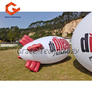 Publicité extérieure Dirigeable Ballon Gonflable Hélium <span class=keywords><strong>Zeppelin</strong></span> <span class=keywords><strong>LED</strong></span> Éclairage Dirigeable Modèles D'avions - Product Image 4