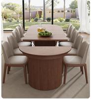 Table à manger extensible moderne, table coulissante conçue pour les maisons modernes, alliant style 5 étoiles et matériaux haut de gamme, table transformable