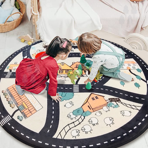 Thảm Trẻ Em Chống Trượt Cho Khu Vực Trò Chơi Học Tập Giáo Dục Giao Thông Thành Phố Đồ Chơi Đường Phố Thảm Cho Phòng Ngủ Trẻ Em Lớp Học - Product Image 2