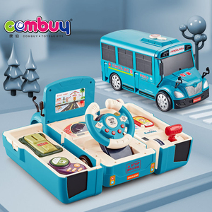 Acoustooptic-Volante de deformación para niños, volante eléctrico con luz y <span class=keywords><strong>música</strong></span>, juguete para niños, <span class=keywords><strong>autobús</strong></span> escolar - Product Image 2