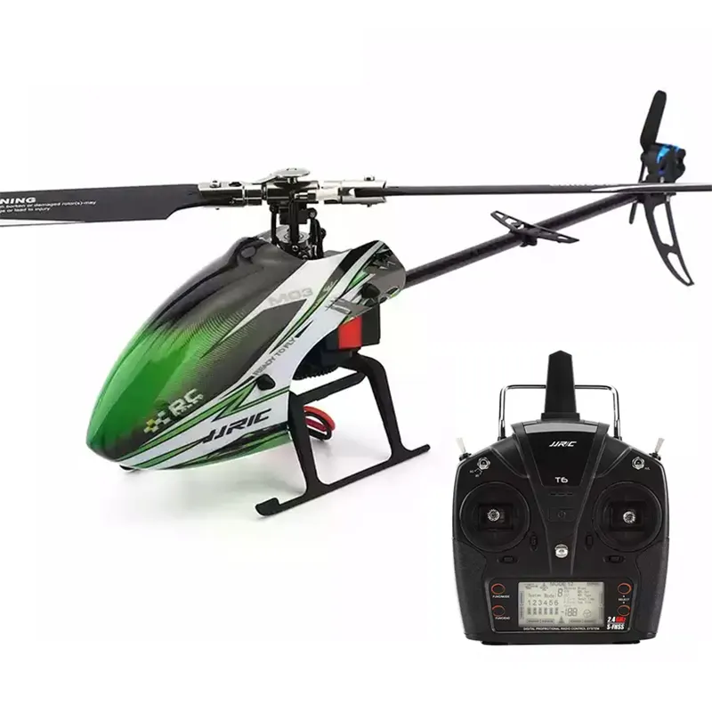 2.4G telecomando a lunga distanza verde rc elicottero 6ch professionale per adulti