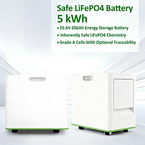 ระบบจัดเก็บพลังงานบ้านอัจฉริยะ 25.6V 5kWh แบตเตอรี่ LiFePO4 แบบติดตั้งบนชั้นวาง IP65 ออลอินวัน 200Ah สำหรับใช้ในที่อยู่อาศัยสมัยใหม่ - Product Image 6