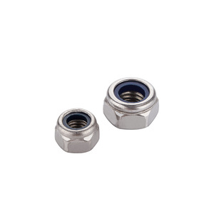 Tuercas de Seguridad Hexagonales de Acero al Carbono con Recubrimiento de Zinc DIN985 Anti-aflojamiento - Product Image 3