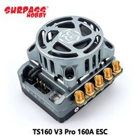 Surpass Hobby TS160 V3 Pro 160A ESC avec module Bluetooth ESC Link pour moteur de voiture de course RC 1/10