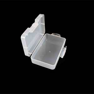 Rectangular Transparent Tool Or Stationery Plastic Box