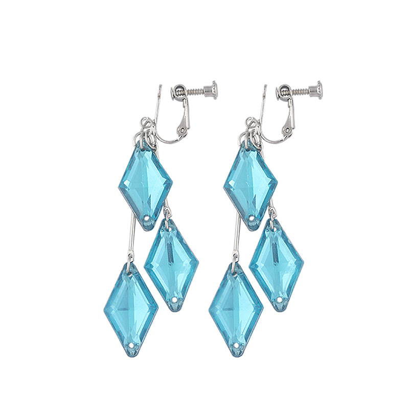 Clip d'oreille bleu deux