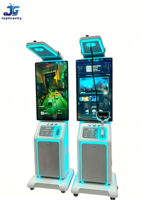 Simulateur interactif de tir au pistolet VR à monnayeur en libre-service pour parc d'attractions