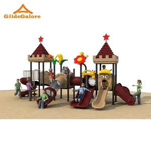 Personalizable Comercial Daycare Park Kids Outdoor Playground Equipment Set para la diversión