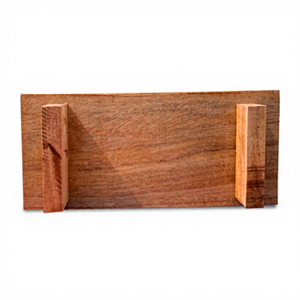 Handmade Wooden Display Riser Stand Rectangular Tabletop Display Platform Rustic Wood Pedestal for Kitchen <b>Bathroom</b> Counter Reta - Product Image 3