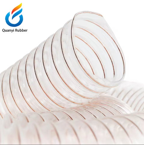 QUANYI Hot-selling Vacuum Hoses, air Ducts, and Dust Collection Hoses for Export, with Custom Cutting Services Available.