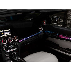 ไฟตกแต่งภายในรถยนต์แบบ LED รุ่น W207 สำหรับ Mercedes Benz E-Class Coupe/CGI Cabriolet ปี 2009-2016 อุปกรณ์ตกแต่งช่องแอร์ด้านหน้า - Product Image 2