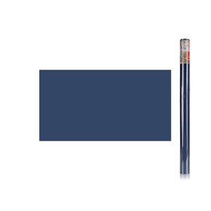 * เต้าเสียบ * 6ม้วนกระดาษเฟอร์นิเจอร์มีกาวในตัว45X200cm สีน้ำเงินเข้มวอลล์เปเปอร์มีกาวในตัวเคลือบ PVC แบบซักได้ - Product Image 3