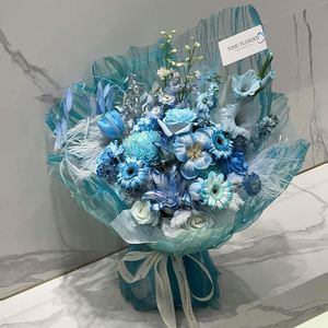 Papier d'emballage pour fleurs en tissu organza doux, tulle translucide, matériau de superposition pour bouquets, fournitures pour fleuristes, vente en gros - Product Image 6