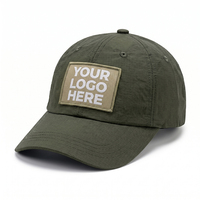Casquette de baseball en tissu Ripstop de qualité supérieure, à séchage rapide, avec logo personnalisé et emballage de vente au détail pour marque d'extérieur