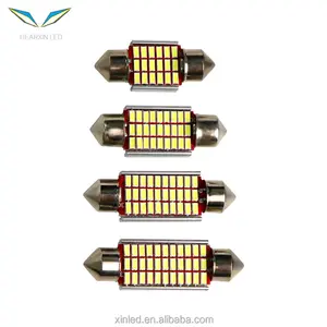 Festón de luz LED para coche, lámpara de lectura para Interior, domo, C5W, 31mm, 36mm, 39mm, 41mm, 18, 27, 30, 33 LED, 3014 SMD