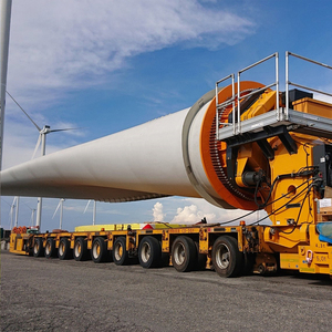 <span class=keywords><strong>Remorque</strong></span> modulaire à essieu orientable pour le transport de pales de vent et de ponts - Product Image 6