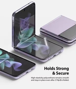 Premium Hd Clear Full Cover Tpu Pet Hydrogel Soft Nano Film Flexible Protector <span class=keywords><strong>de</strong></span> pantalla <span class=keywords><strong>de</strong></span> teléfono móvil para Galaxy Z Flip 3 4 5 6 5G - Product Image 2