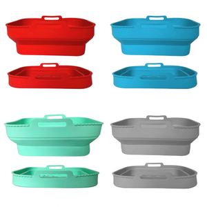 Revêtements en silicone pour friteuse à air, panier, plateau, accessoires pour friteuse à air, sans BPA, qualité alimentaire, résistant à la chaleur, réutilisable - Product Image 4