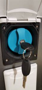 Tapa de Entrada de Agua por Gravedad para Autocaravana, Caravana, RV, con Cierre, Impermeable IP44, Material ABS, Blanco/Negro - Product Image 6