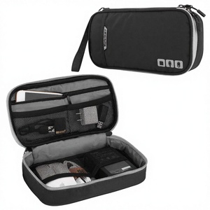 Portable Electronic Accessories Travel Case & <b>Cable</b> Organizer Bag Cover for Headphones USB Flash Drive Charger - Product Image 3