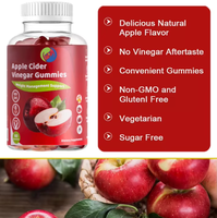 Gummies véganes bio Ausreson OEM à l'extrait de vinaigre de cidre de pomme pour la gestion du poids et la perte de poids