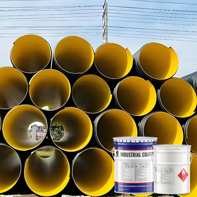 Water-Resistant Epoxy Coal Tar Enamel Liquid Coating for Immersed and Buried Pipe Exteriors