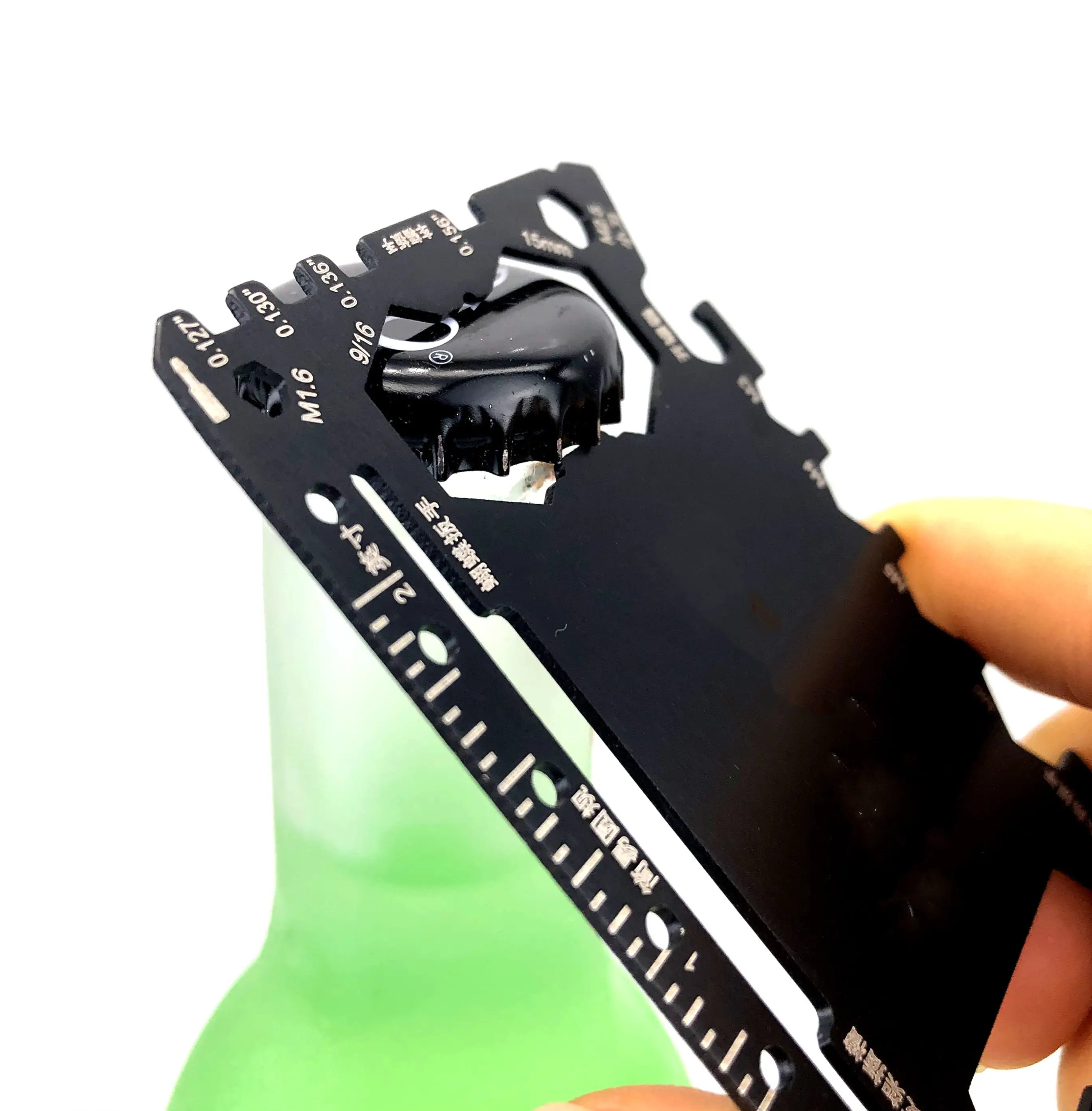 46 Em 1 Multi Função Outdoor Survival Tool Pocket Card Bottle Opener