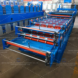 เครื่องขึ้นรูปลอนหลังคาโลหะสามชั้น - อุปกรณ์ขึ้นรูปลอนหลังคา 3in1 พร้อมเทคโนโลยีการรีดเย็น - Product Image 3