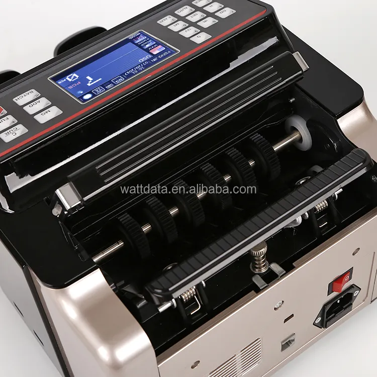 2830 TFT MG UV IR Counterfit Detector de dinero en efectivo, máquina contadora de billetes dinero Bill contador de plata OEM nota Pcs
