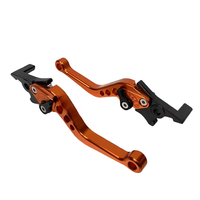 Levier de frein à double disque réglable pour moto, accessoires de modification pour scooters et vélos électriques D7YA GY6, pièces modifiées
