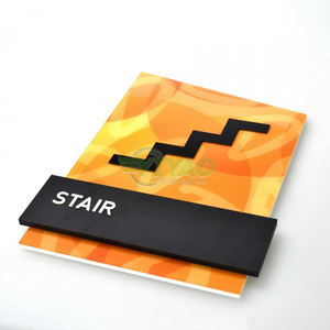 Targa adesiva YIYAO scuola ada room targhe in acrilico <span class=keywords><strong>braille</strong></span> porta targa - Product Image 6